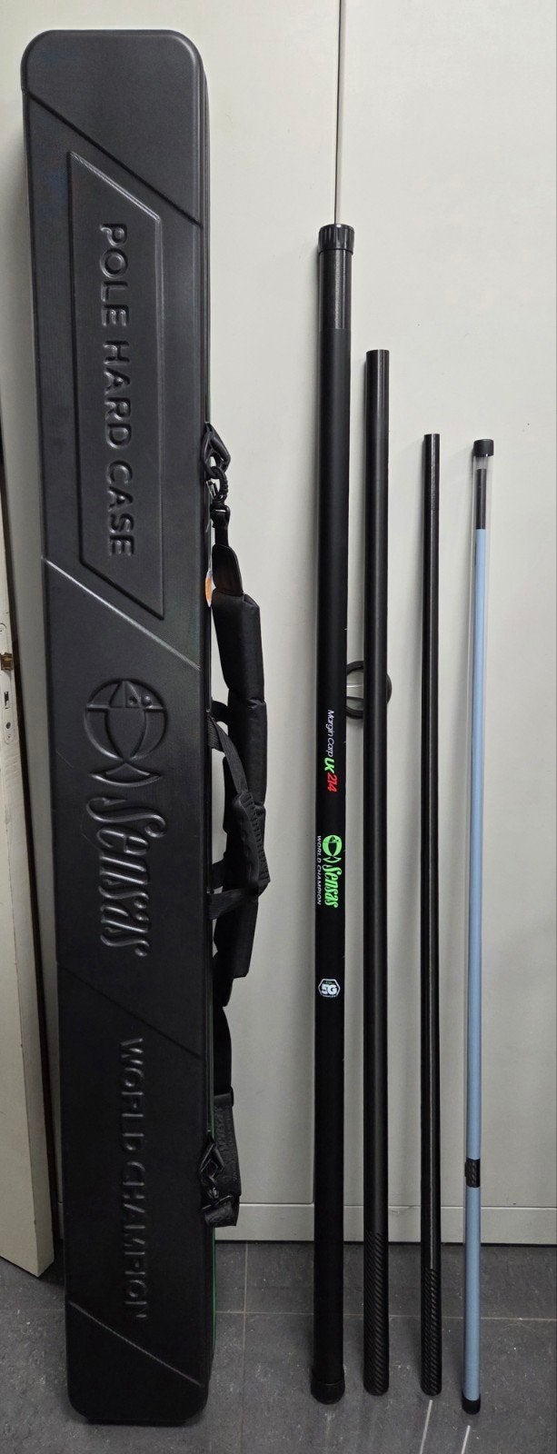 Nieuw Sensas UK Margin Carp 214 8.50m Hengel + Extra Topset, Ophalen of Verzenden, Nieuw, Vaste hengel