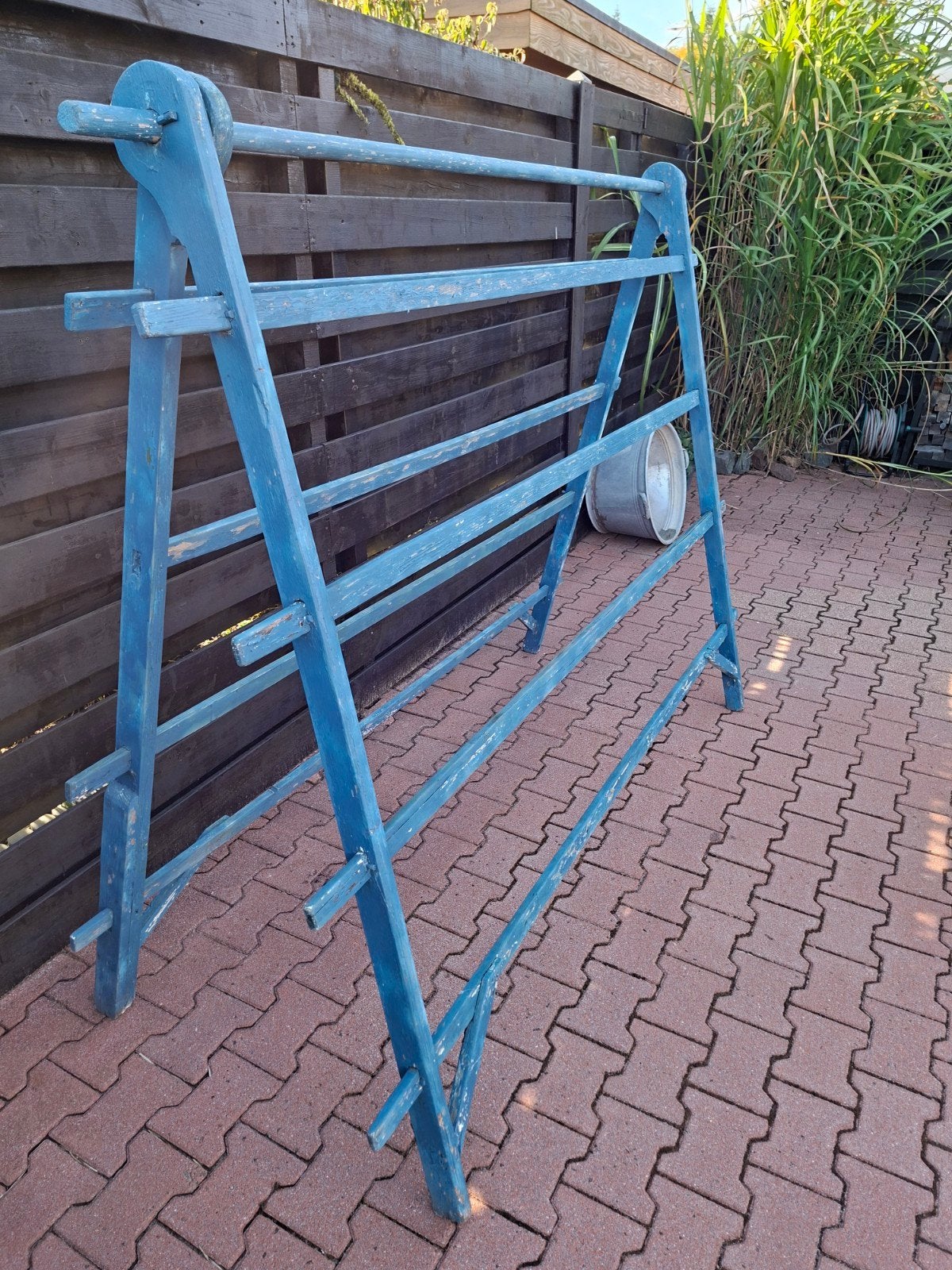 houten was/droogrek, Ophalen, Gebruikt
