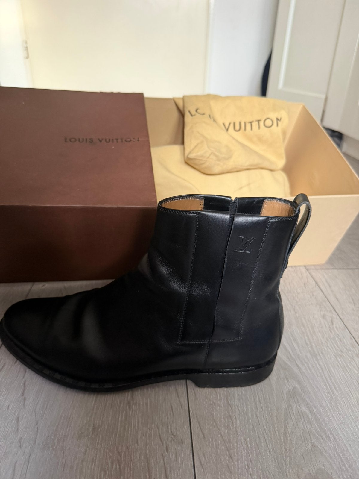 LV Flex Chelsea Boot, Ophalen, Zwart, Boots, Gedragen