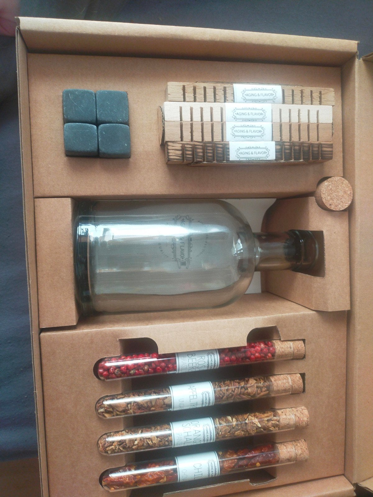 Aging & Flavor Whiskey Infusion Set - Nieuw, Overige typen, Hout, Nieuw, Ophalen of Verzenden