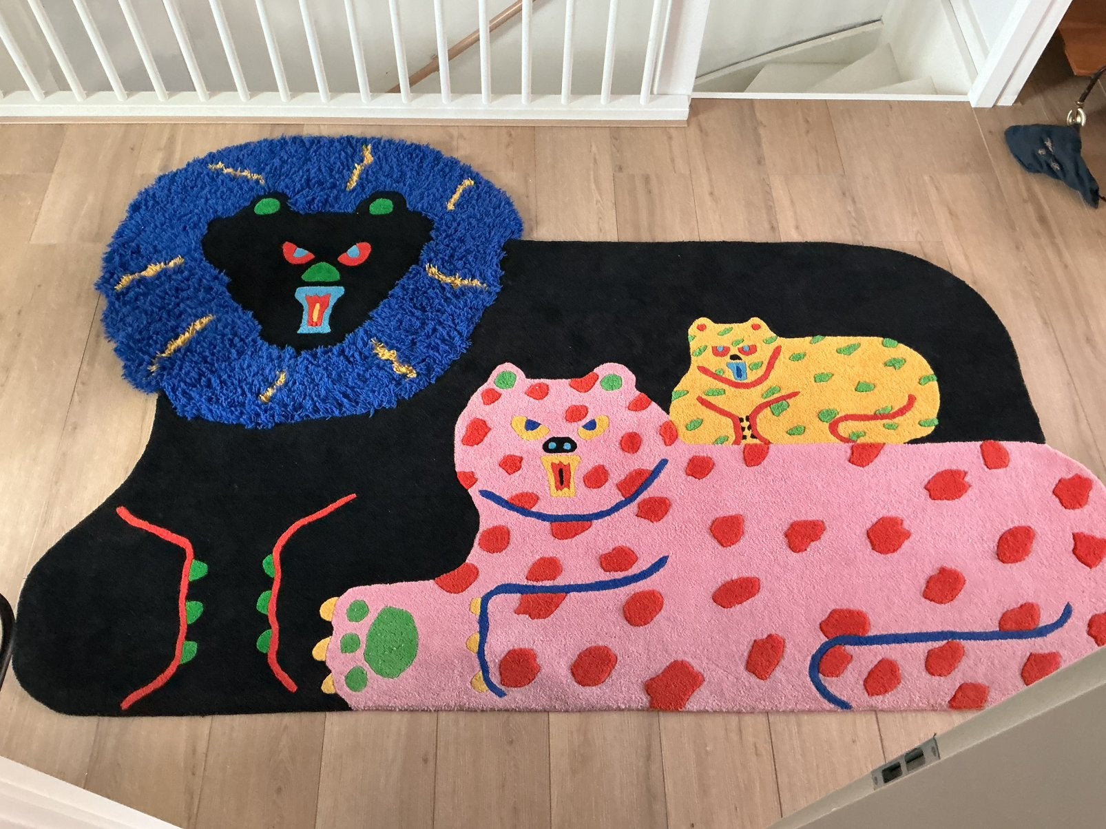 Misaki Kawai, limited edition vloerkleed Ikea, Ophalen
