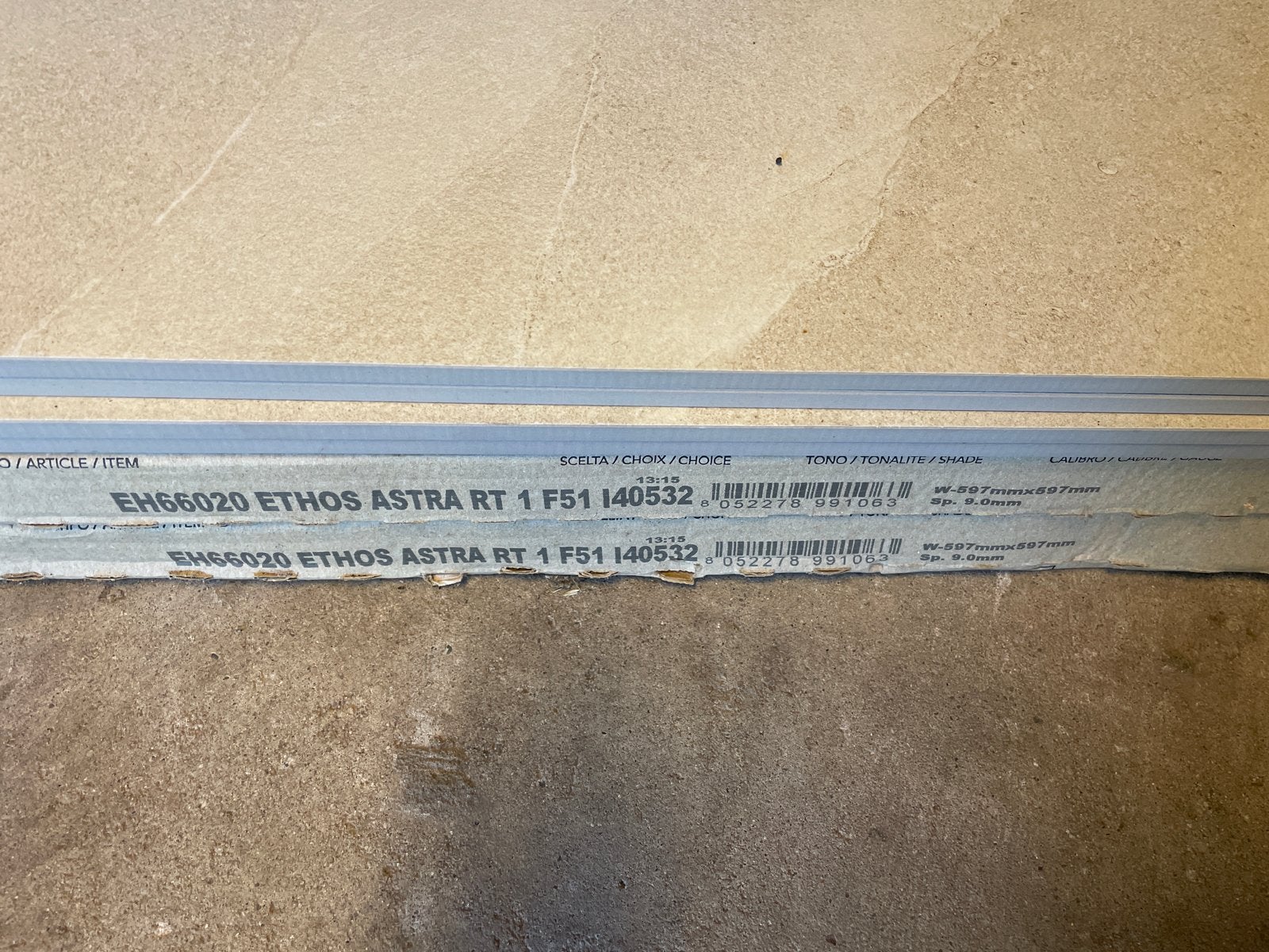 Nieuwe Ethos Astra RT F51 140532 vloertegels, Ophalen, 40 tot 60 cm, Keramiek, Nieuw