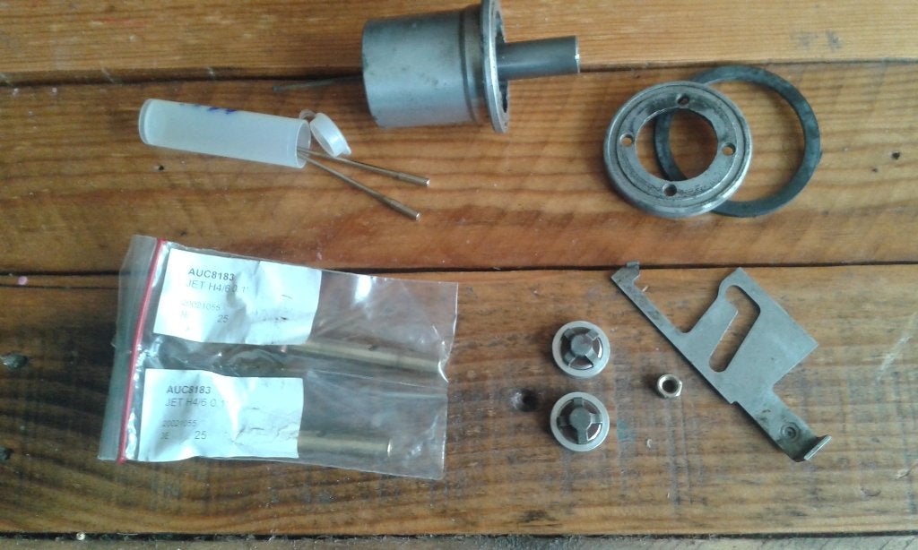 SU carb onderdelen garagevondst, Ophalen of Verzenden, Gebruikt, Triumph