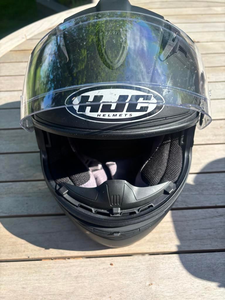 HJC Motorhelm Maat L (60) - Als Nieuw, Wegens Verhuizing, HJC, Ophalen of Verzenden, Integraalhelm, L