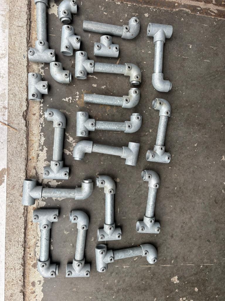 Set steigerbuizen met koppelingen voor DIY meubel, Ophalen of Verzenden, Overige typen