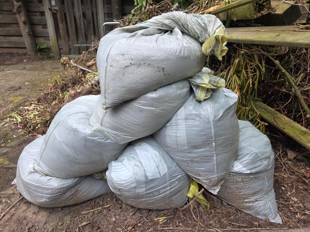Zakken zwarte tuinaarde, gratis af te halen, Tuin en Terras, Ophalen, Gebruikt, Overige typen