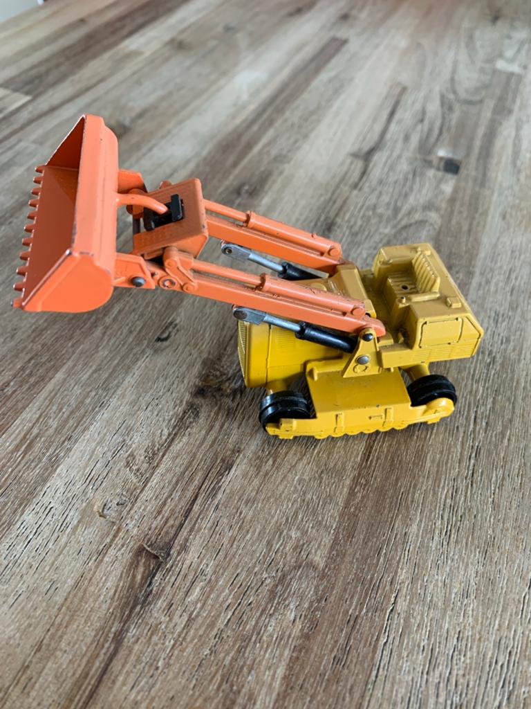 Vintage Caterpillar Speelgoed Graafmachine - Geel/Oranje, Ophalen of Verzenden, Gebruikt