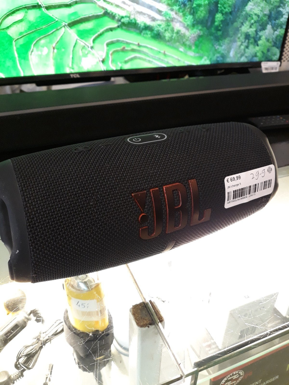 JBL Charge 5 Draagbare Bluetooth Speaker Zwart, Bluetooth, JBL, Ophalen of Verzenden, Zo goed als nieuw