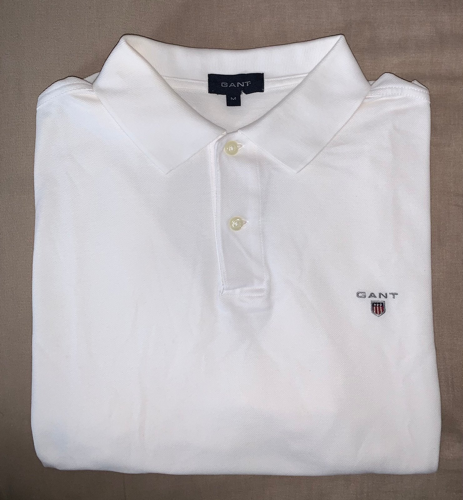 Originele Gant polo, Ophalen of Verzenden, Zo goed als nieuw, Maat 48/50 (M), Blauw