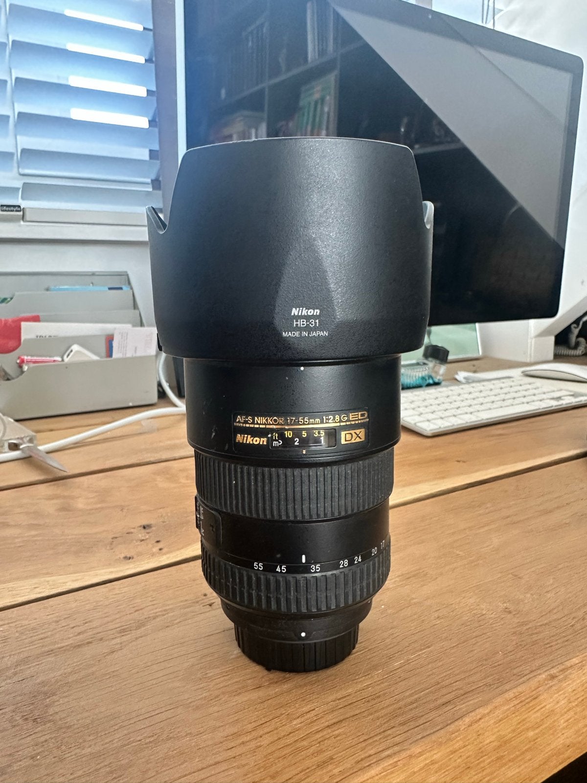 Nikon AF-S Nikkor 17-55mm f/2.8G ED DX lens - Uitstekende st, Audio, Tv en Foto, Fotografie | Lenzen en Objectieven, Ophalen, Gebruikt