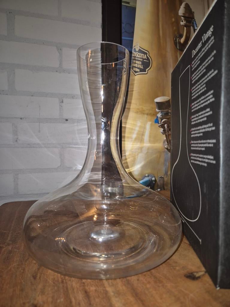 Luigi Bormioli Decanteerkaraf - Vintage Design, Ophalen of Verzenden, Zo goed als nieuw