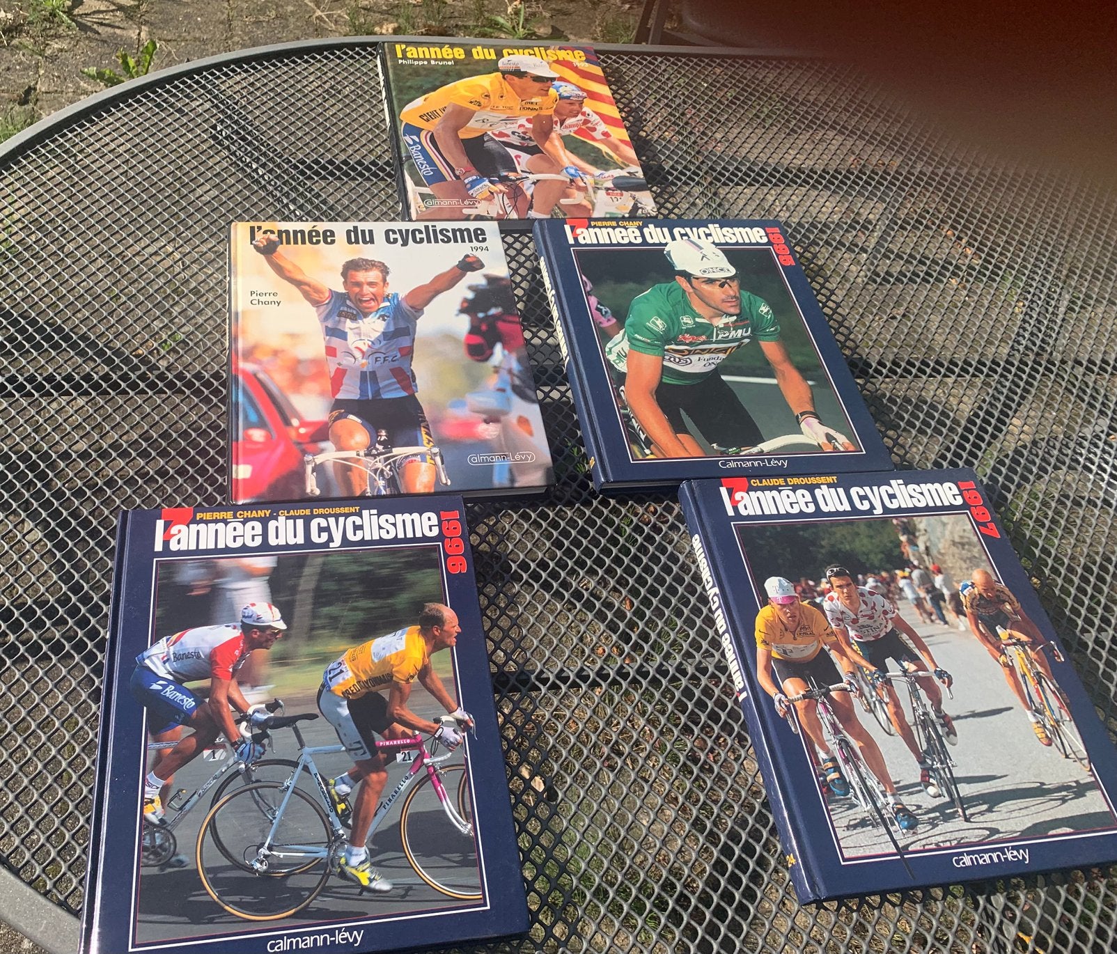 Set van 5 L’Année du cyclisme 1991, 1992, 1993, 1994 en 1996, Ophalen of Verzenden, Gelezen