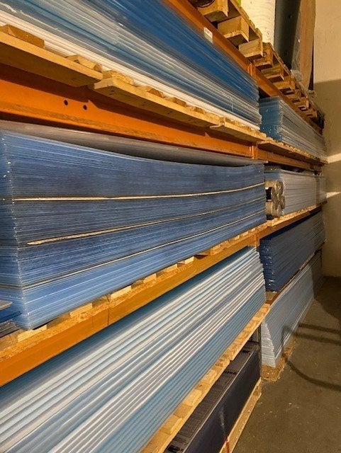 polycarbonaat platen helder of opaal wit 100 en 16mm dikte, Ophalen of Verzenden, Nieuw