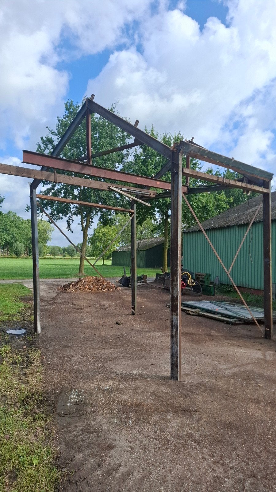 staalconstructie/spanten, Doe-het-zelf en Verbouw, Metalen, Ophalen
