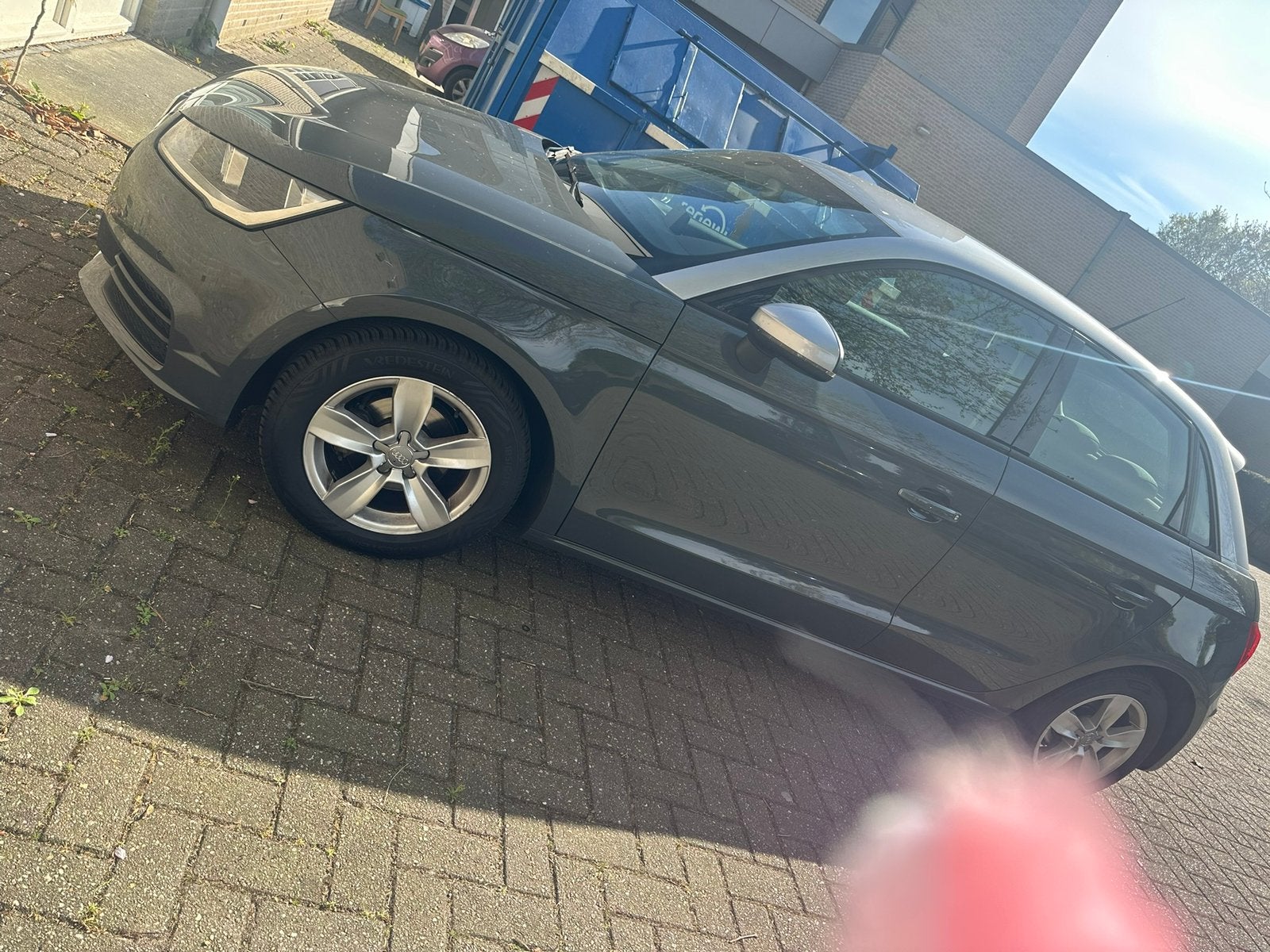 Audi A1 1.0 Tfsi 82pk 2018 Grijs, Auto's, Audi, Voorwielaandrijving, Stof, Zwart, 24 km/l
