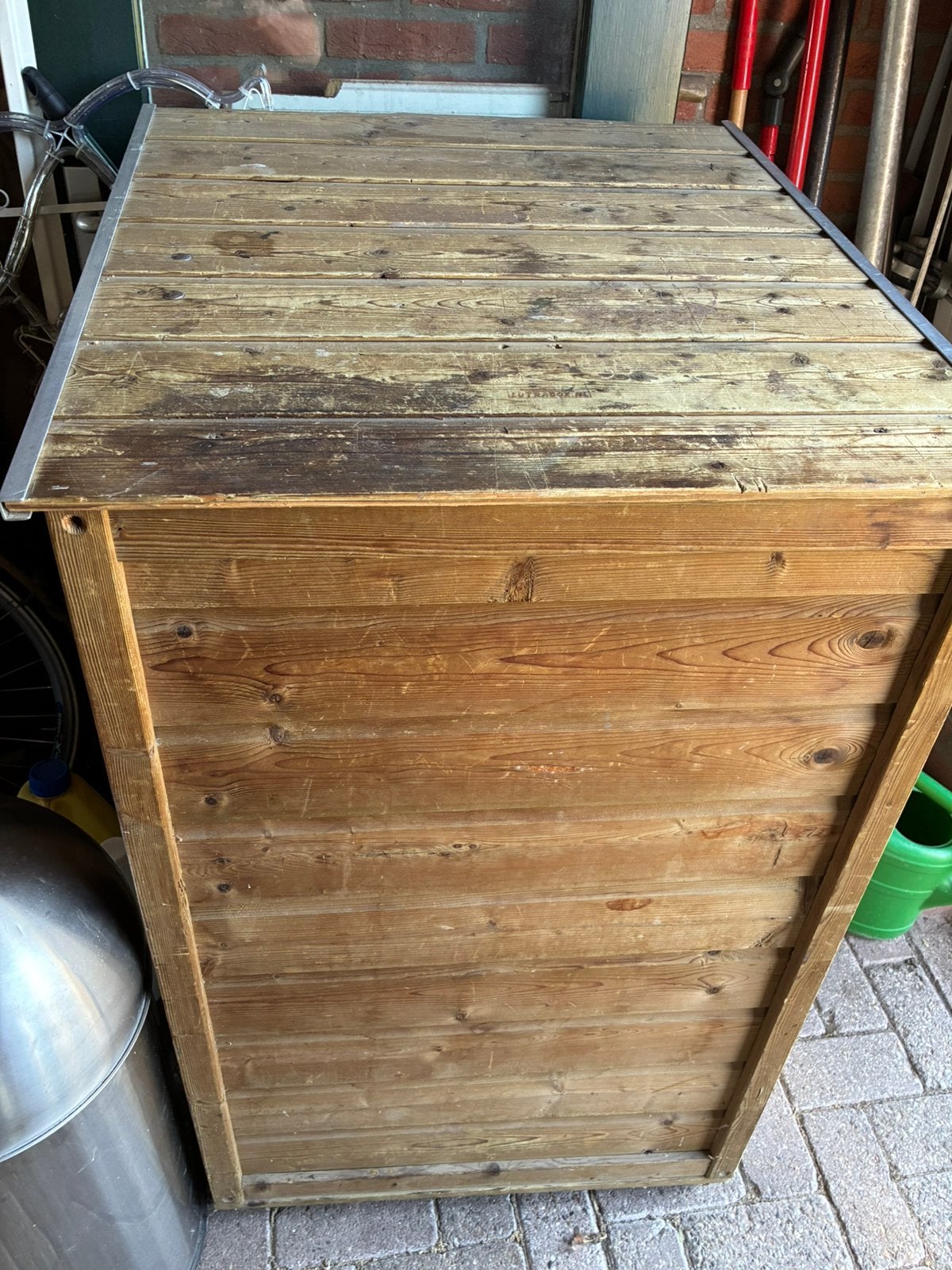 Vuilnisbak kast, Ophalen, Zo goed als nieuw, Kunststof, Overige typen