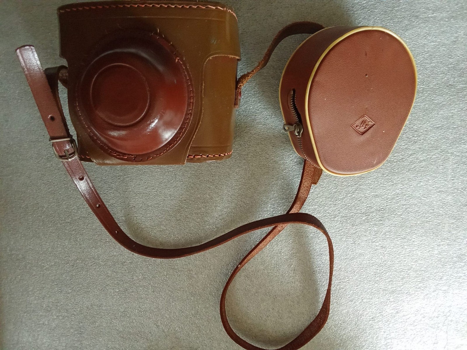 Vintage Agfa Clack camera met tas en flitser, Ophalen of Verzenden