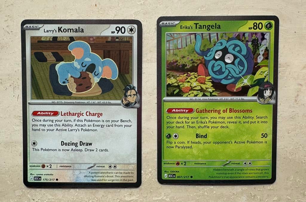 Larry’s Komala 175 - Erika’s Tangela 007 - Cosmo Holo’s, Ophalen of Verzenden, Zo goed als nieuw