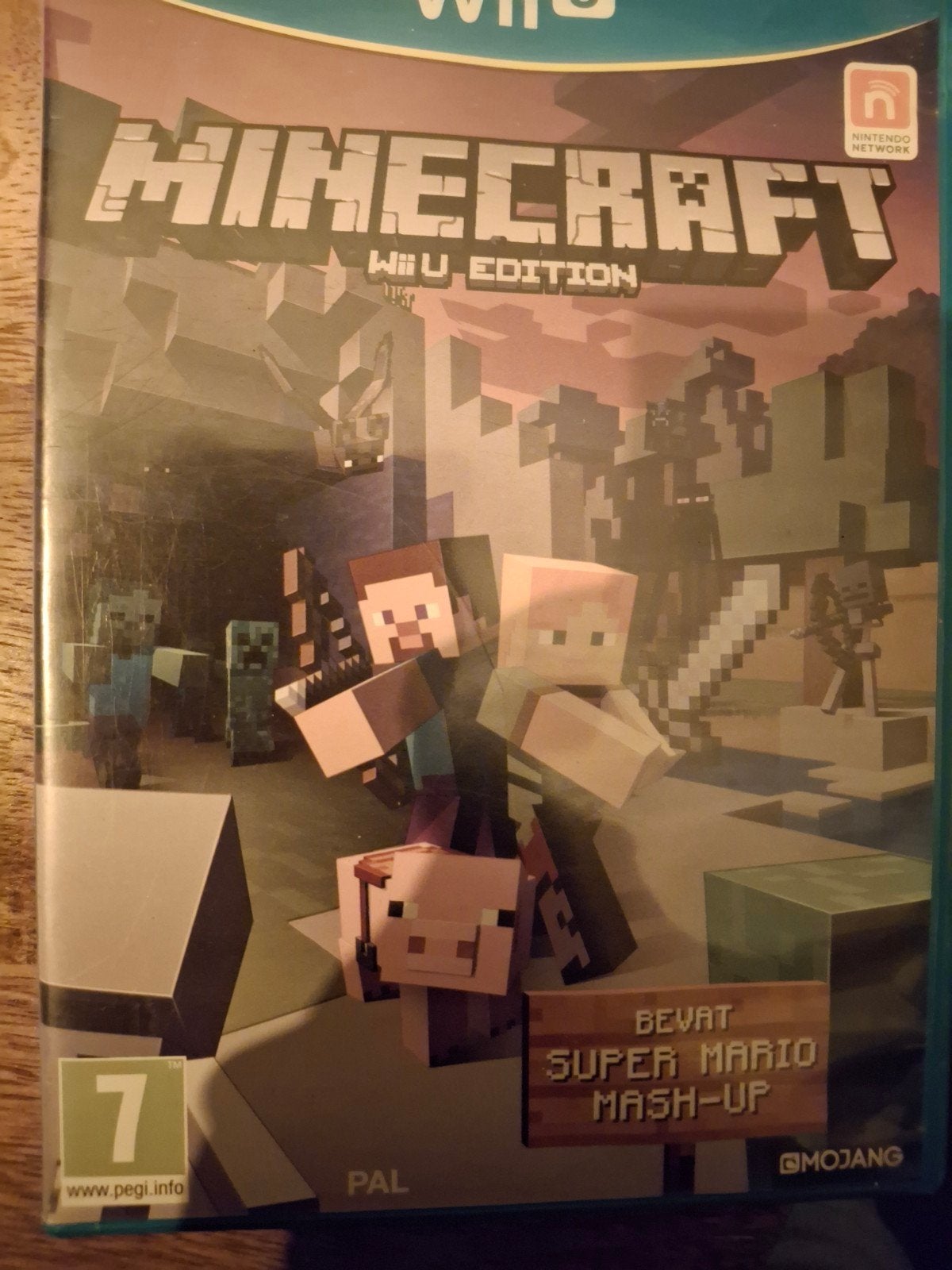 Minecraft Wii U Edition -incl super Mario mash-up, Spelcomputers en Games, Avontuur en Actie, Ophalen of Verzenden, Zo goed als nieuw