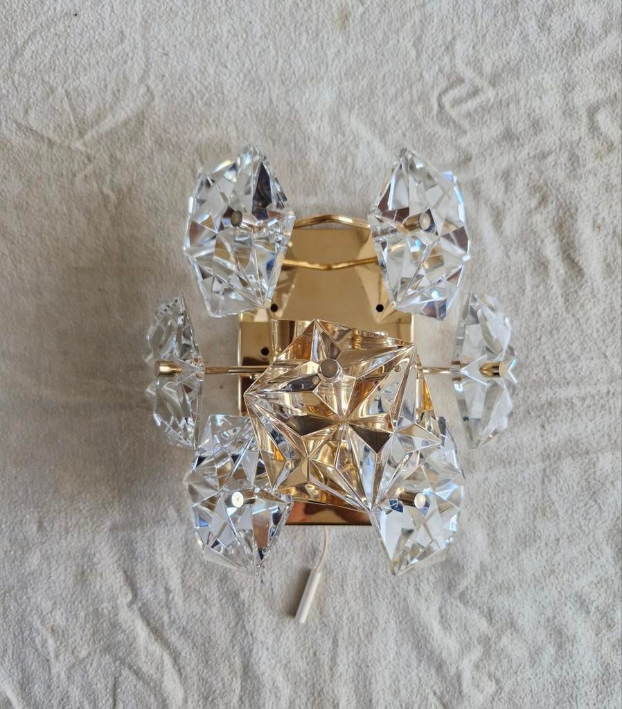 Een topper van vintage kinkeldey kristallen wandlamp, Antiek en Kunst, Antiek | Lampen, Ophalen of Verzenden