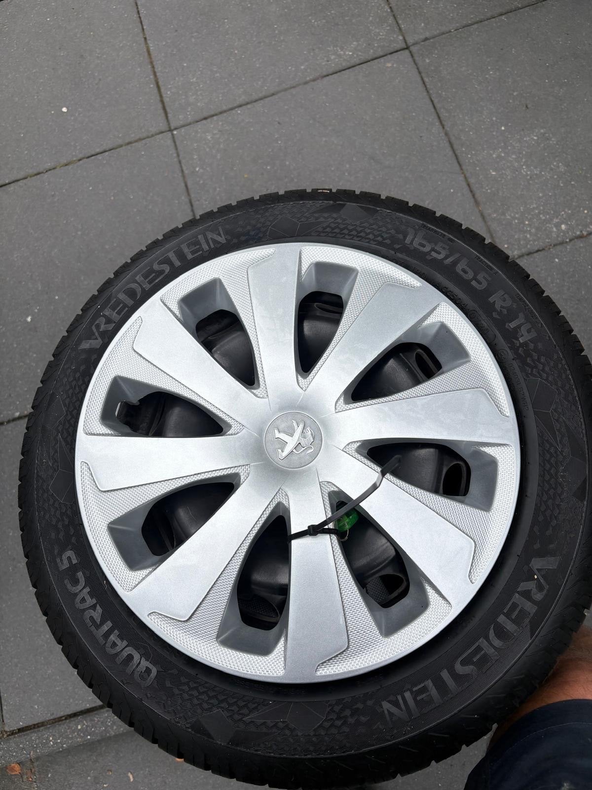 All season Vredestein Quatrac 5 165/65 R14, Ophalen, 14 inch, Gebruikt, Banden en Velgen