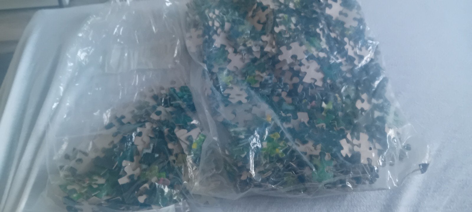 Legpuzzel stukjes in zakken 1000 puzels, Ophalen of Verzenden, Meer dan 1500 stukjes, Gebruikt, Legpuzzel