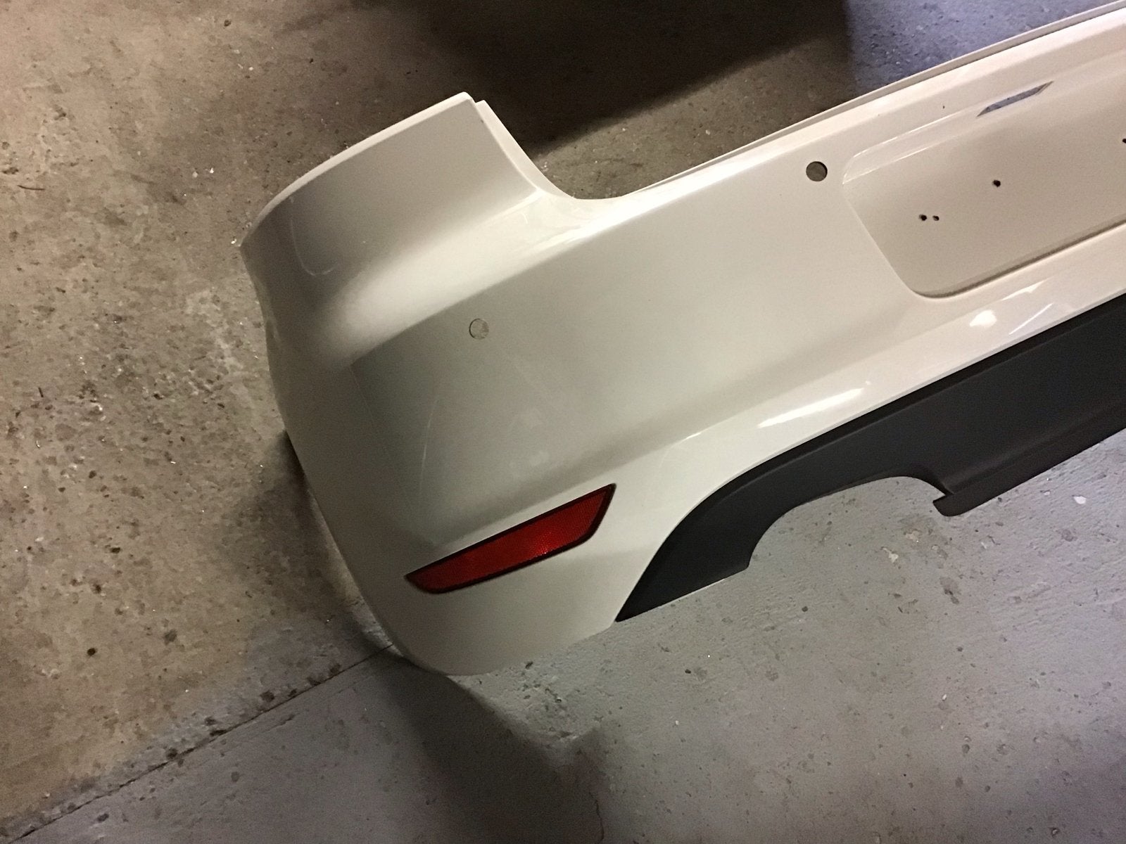 Achterbumper Volkswagen Golf 6 wit, Ophalen, Gebruikt, Volkswagen, Achter