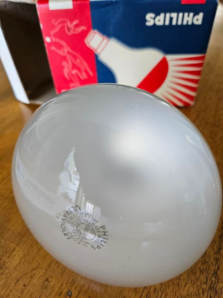 Vintage Philips lamp voor Infraphil bajonetfitting, Ophalen of Verzenden