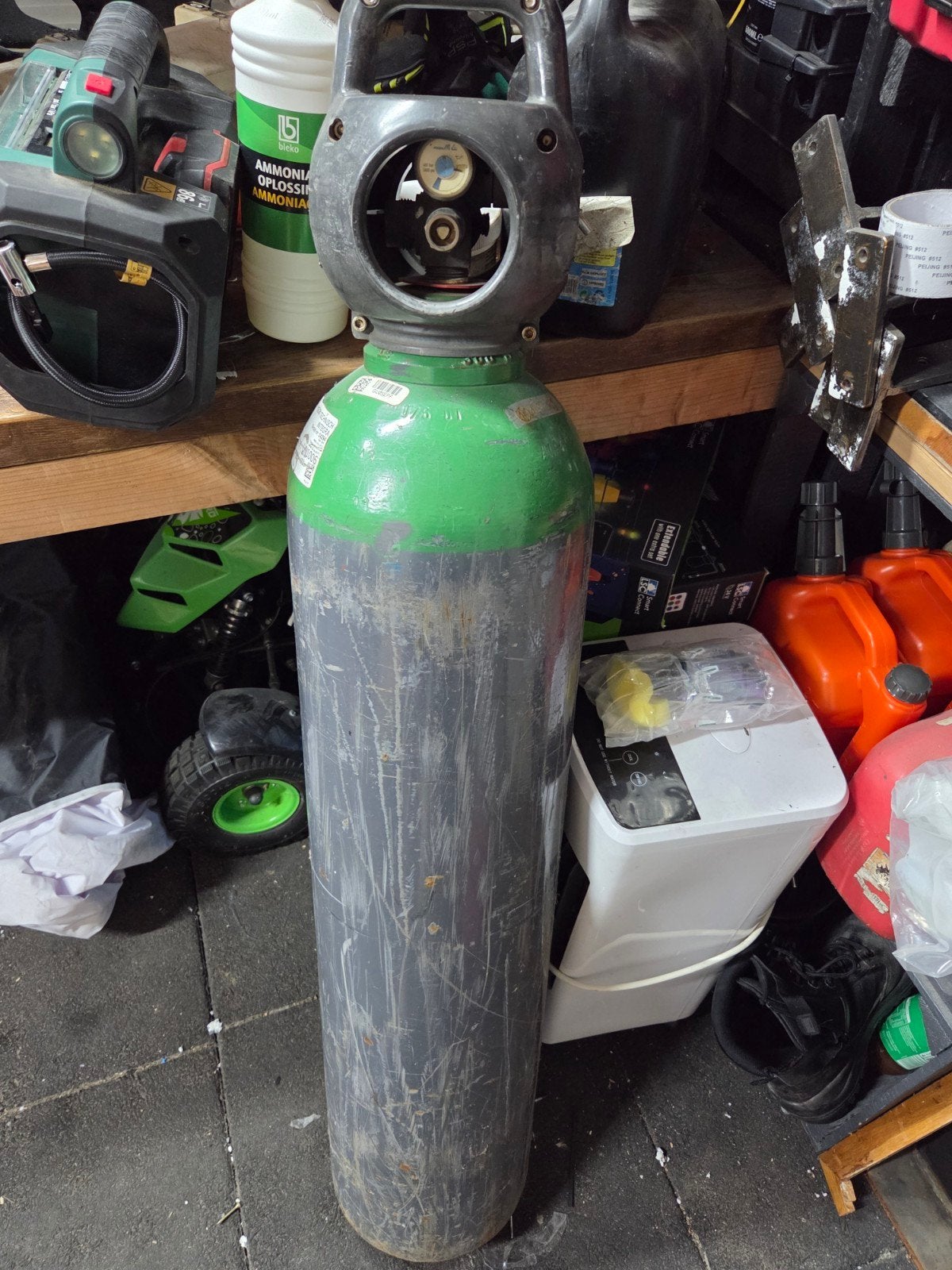20l gasfles argon, Ophalen, Tig
