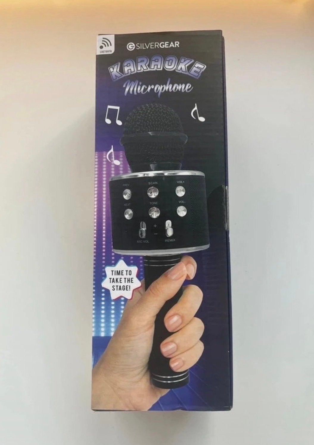Silvergear Karaoke Microfoon - Draadloos met Bluetooth, Ophalen of Verzenden, Zo goed als nieuw, Microfoon(s)