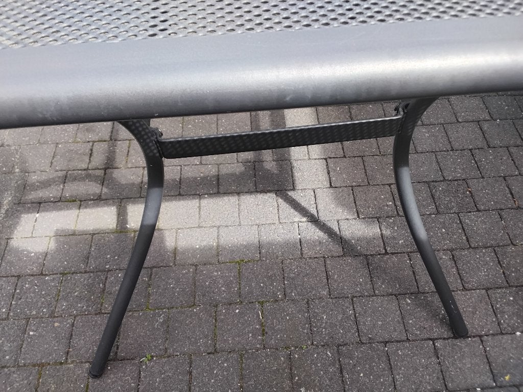 tuintafel 85cm bij 85cm, Ophalen, Gebruikt, Rechthoekig