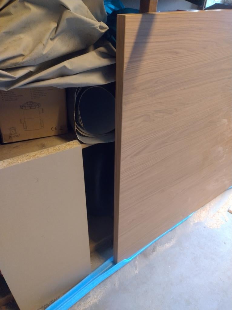 Grote Houten blad - Eiken Look, Doe-het-zelf en Verbouw, Hout en Planken, 25 tot 50 mm, Overige typen, Ophalen of Verzenden, Zo goed als nieuw