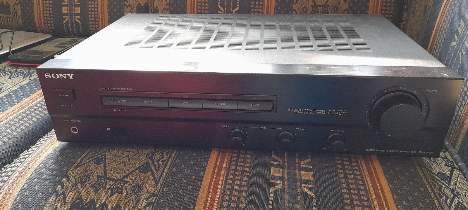 Sony versterker goed werkend model TA-F245R, Ophalen, Gebruikt, Analoog