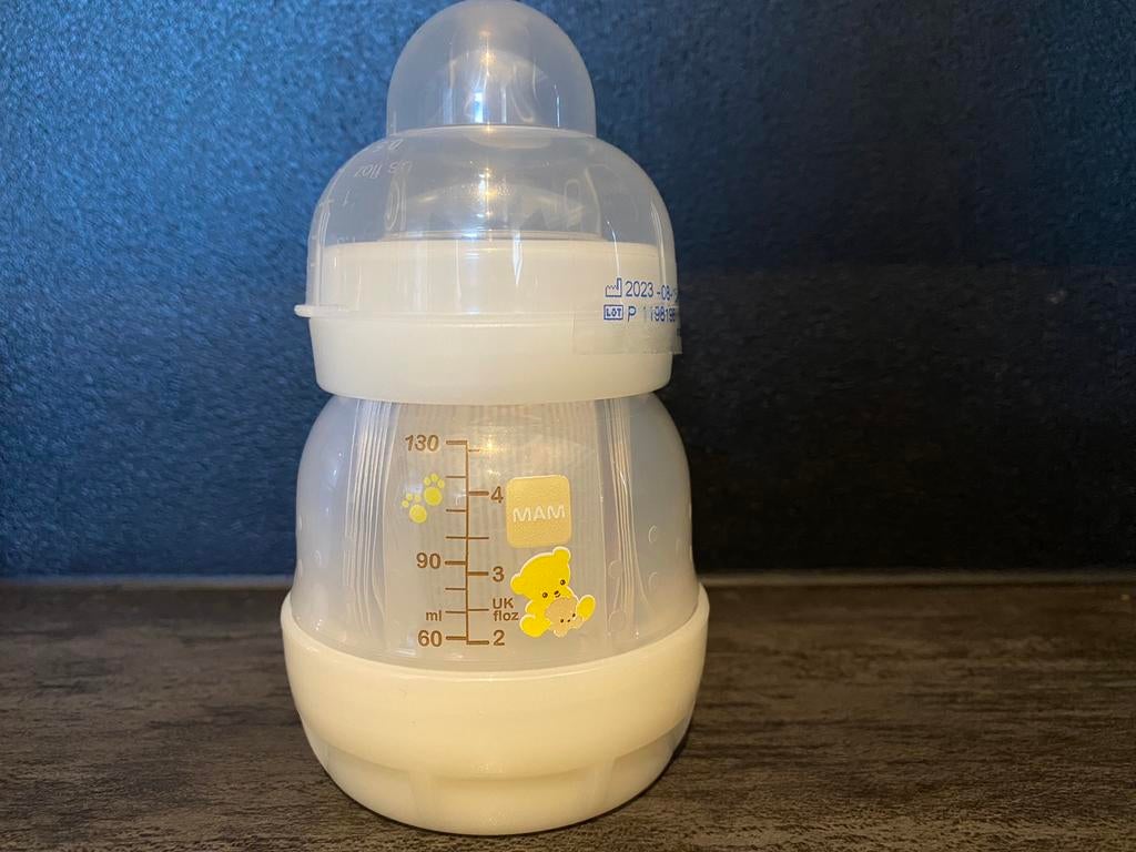 MAM babyfles 130ml, Ophalen of Verzenden, Zo goed als nieuw, Overige typen