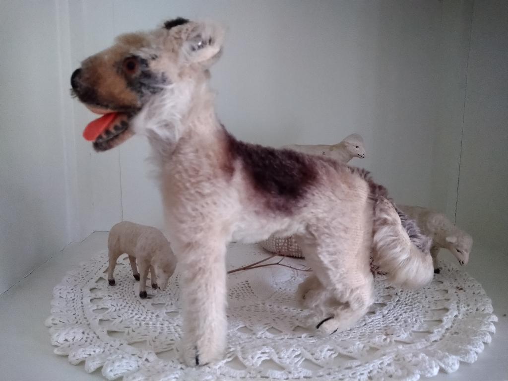 Vintage Steiff Herdershond, Ophalen of Verzenden, Gebruikt, Overige typen, Steiff