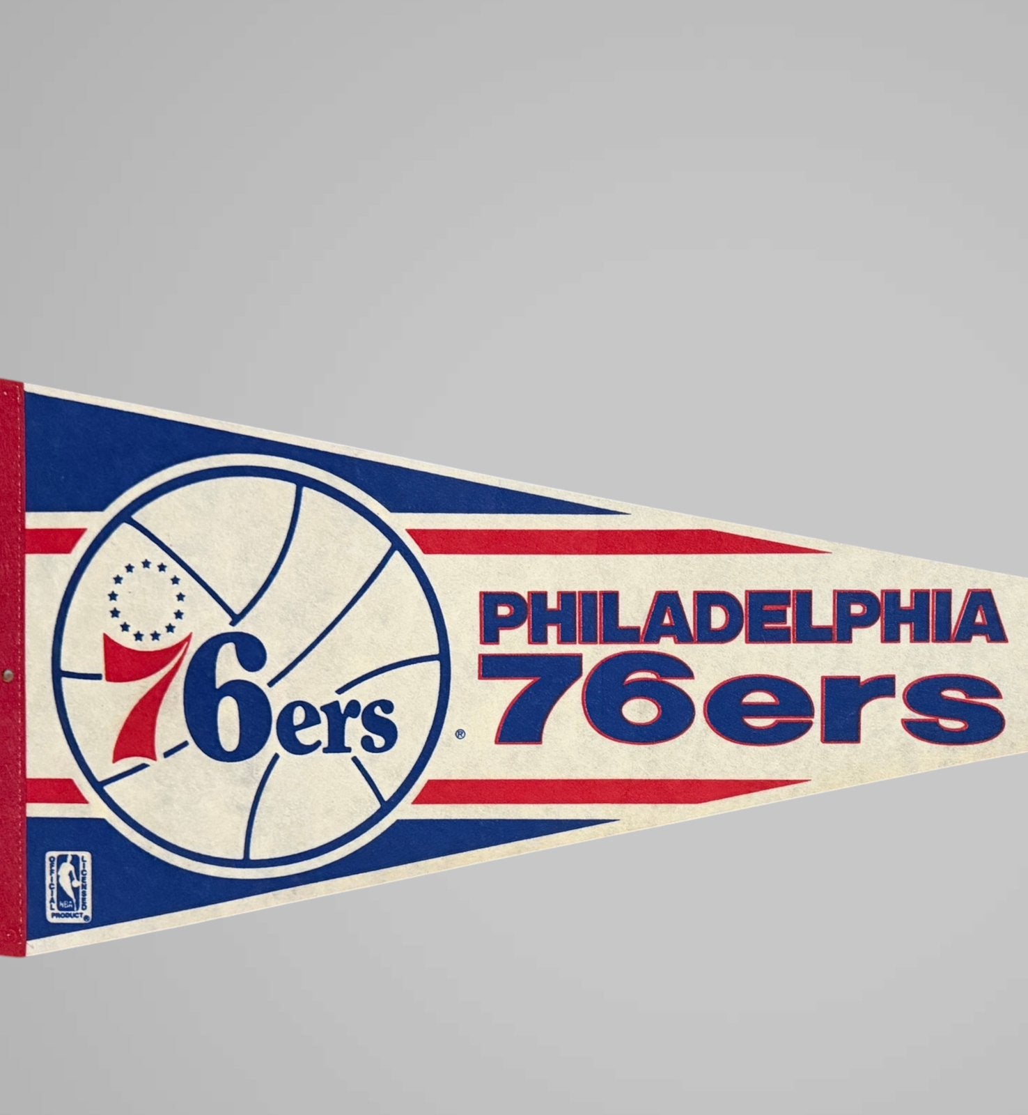 NBA Vintage 90s vlag Philadelphia 76ers basketball sport, Ophalen of Verzenden