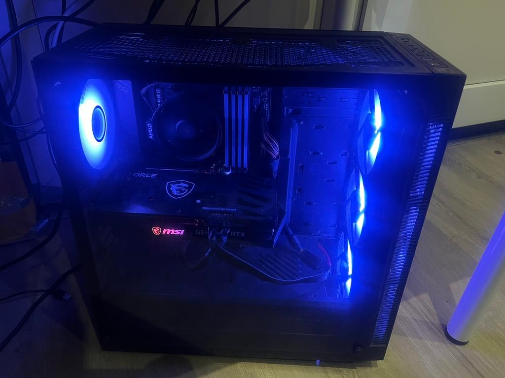 Gaming Pc - 3060TI - Ryzen 7 5700x - 32 GB RAM, Computers en Software, 32 GB, Virtual Reality, Zo goed als nieuw, HDD