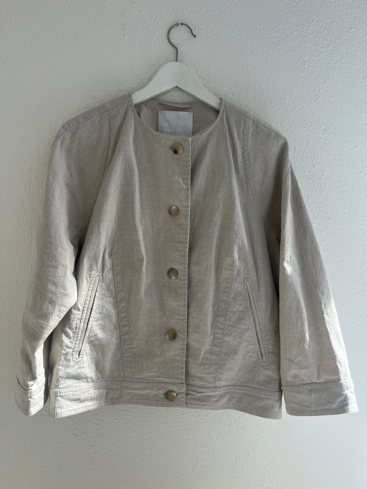 Annette Gortz zomers linnen bomber jasje maat S, Kleding | Dames, Ophalen of Verzenden, Zo goed als nieuw, Maat 38/40 (M)