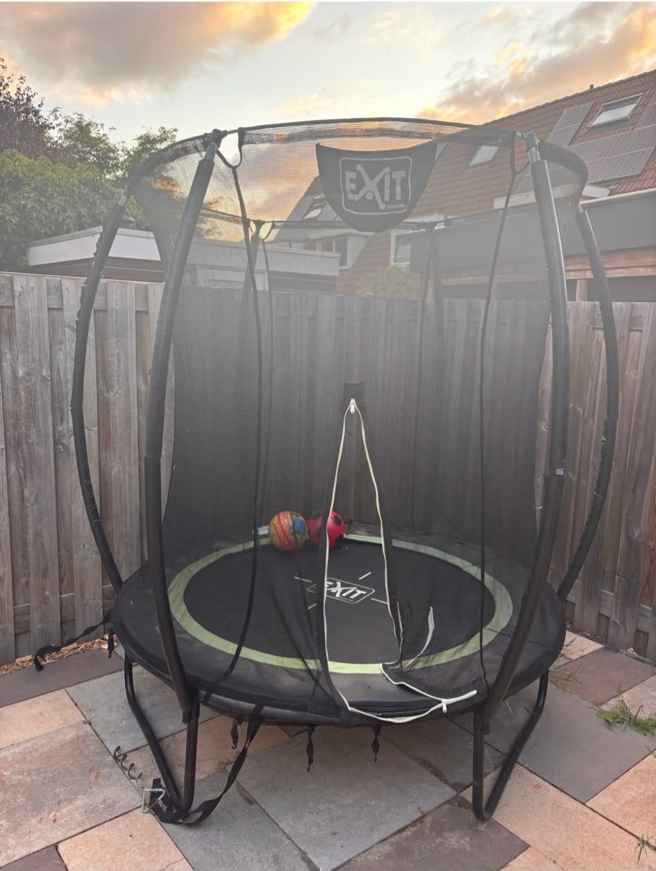 EXIT Trampoline met veiligheidsnet - Zo goed als nieuw, Ophalen of Verzenden, Gebruikt