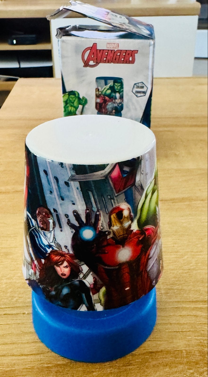 Marvel Avengers Push Light - Kleurveranderend Nachtlampje, Overige merken, Nieuw, Ophalen of Verzenden, Marvel