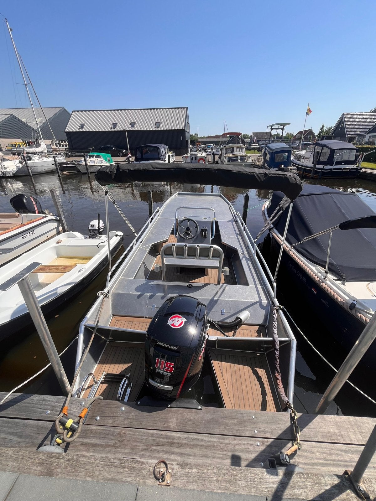 Alleminum sloep/werkboot., Ophalen, Zo goed als nieuw, Minder dan 15 m²