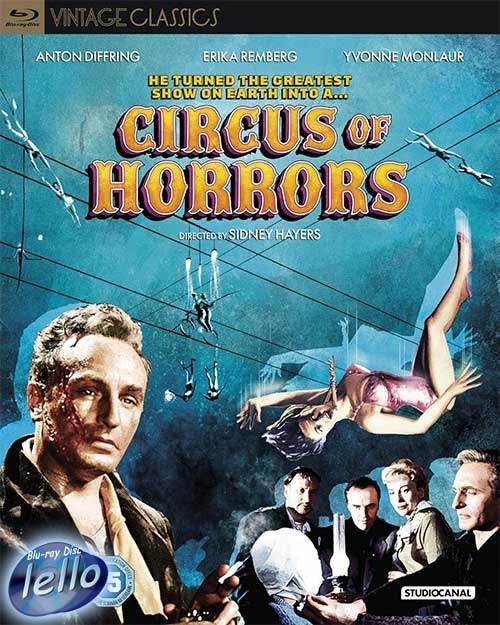 Blu-ray: Circus of Horrors (1960 Anton Diffring) UK KiS--, Ophalen of Verzenden, Nieuw in verpakking, Horror