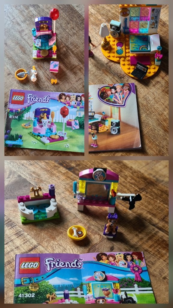 3 setjes Lego Friends. 41114,  41302,  41341, Inclusief instructies, Lego, Friends, Ophalen of Verzenden
