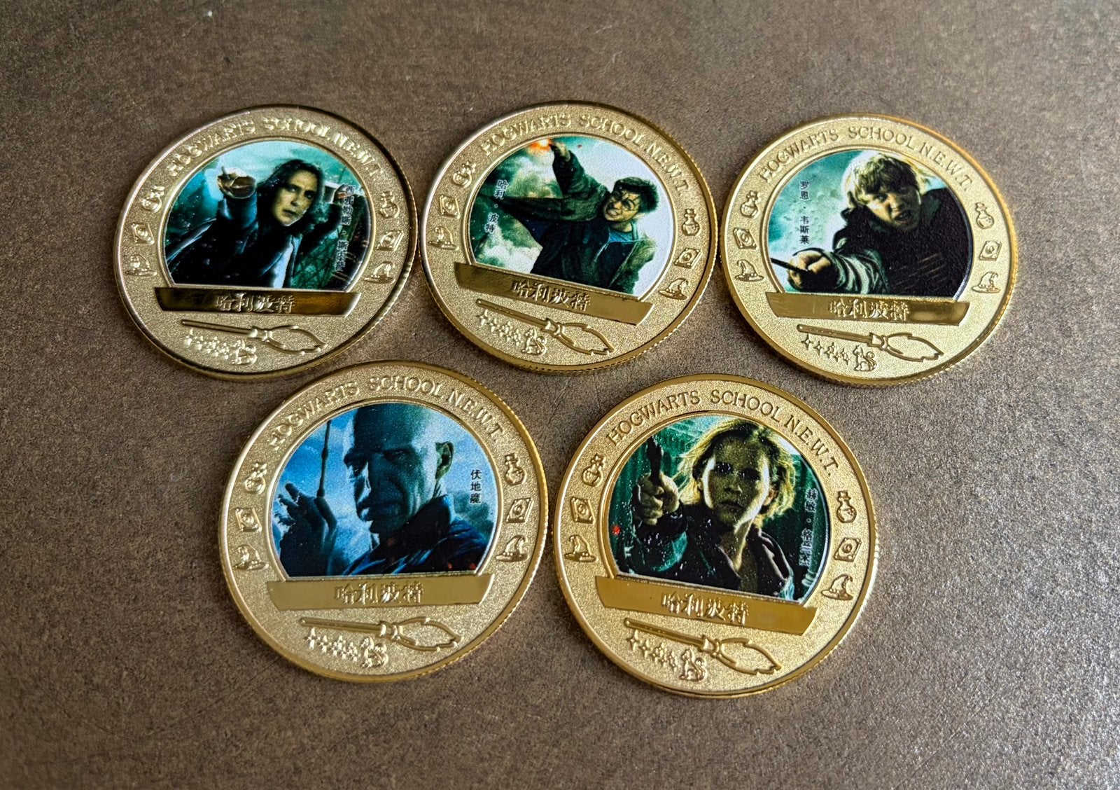 Set Harry Potter verzamelmunten, Ophalen of Verzenden, Zo goed als nieuw