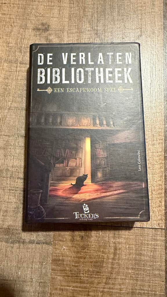 Escaperoom spel: de verlaten bibliotheek (compleet), Hobby en Vrije tijd, Gezelschapsspellen | Kaartspellen, Vijf spelers of meer