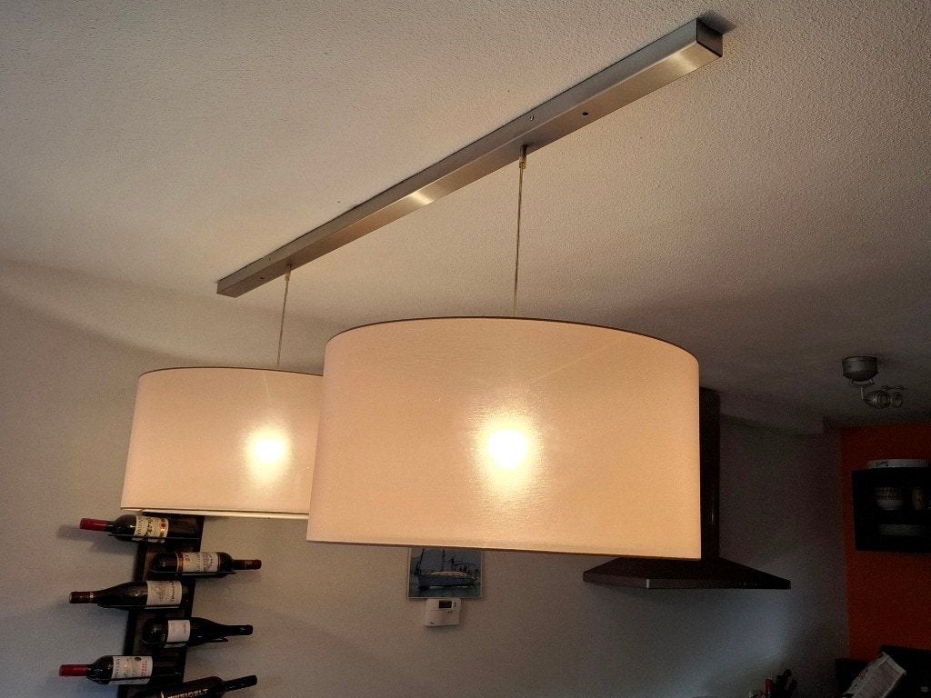 Grote lampenkappen met een doorsnede van 60 cm, Rond, 30 cm, Zo goed als nieuw, Overige materialen
