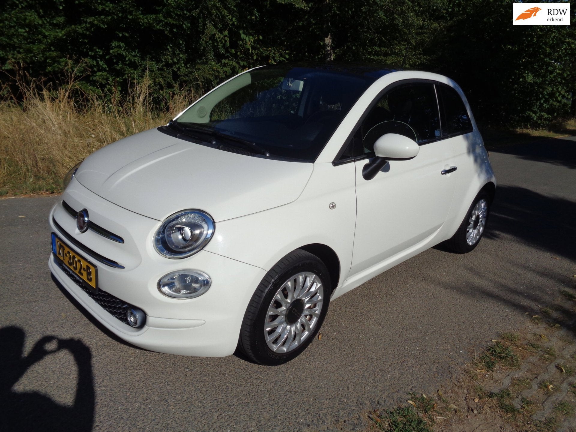 Fiat 500 1.2 Lounge Leuke uitvoering! 46000 km!, Auto's, Voorwielaandrijving, Gebruikt, 4 cilinders, 840 kg