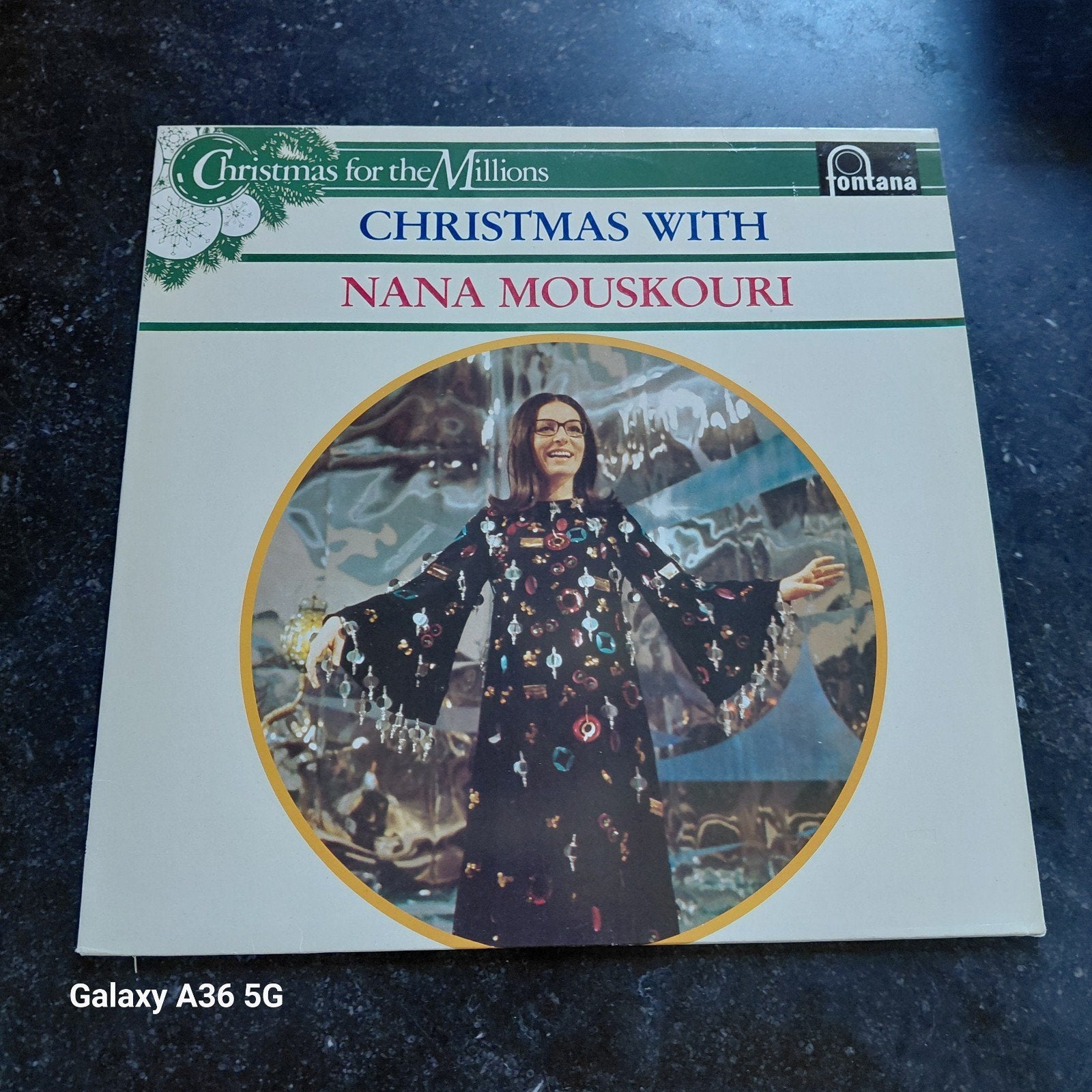 Nana Mouskouri - Christmas With (LP, Kerstmuziek), Gebruikt, Ophalen of Verzenden, 12 inch, Overige genres
