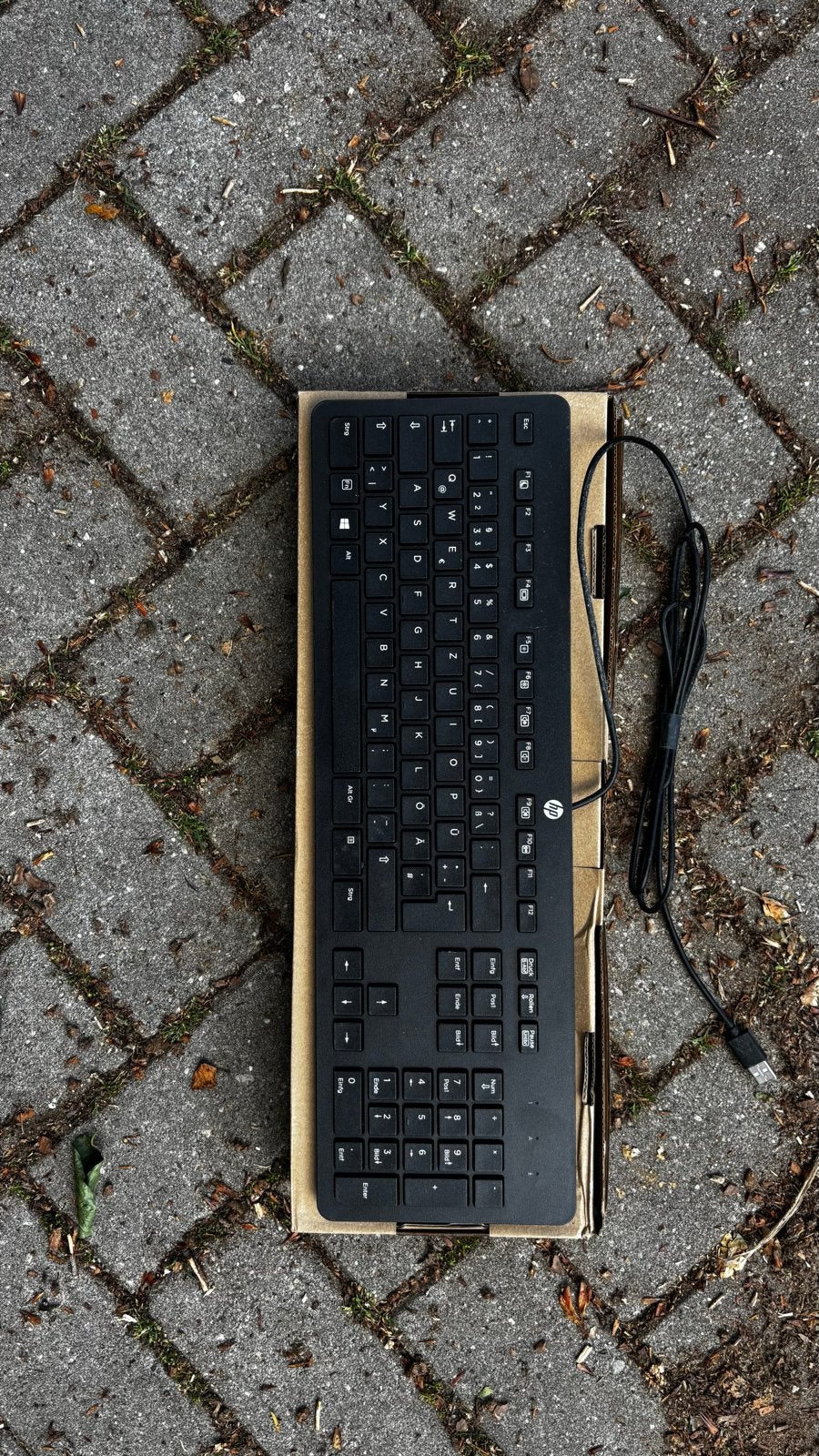 HP Bedraad Toetsenbord - Qwerty - Zo goed als nieuw, Ophalen of Verzenden, Zo goed als nieuw, Qwerty, Numeriek gedeelte