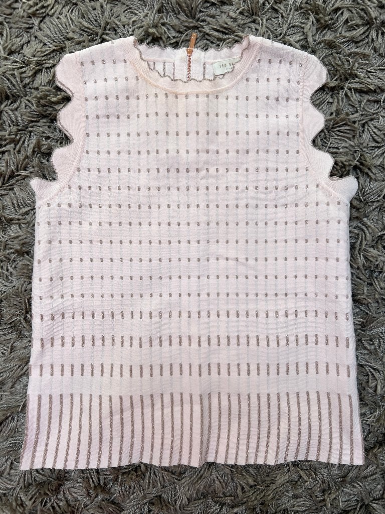 Ted Baker Sleeveless Top Size 3 Relioa, Maat 42/44 (L), Ophalen of Verzenden, Zo goed als nieuw, Roze